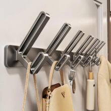 מתלה אלומיניום איכותי לקיר תליית בגדים